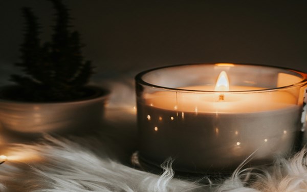 Hand-poured Amber Glass Scented Candle and Birthday Fragrance Suite