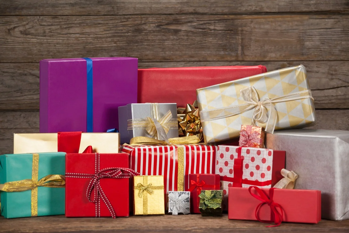 Joyous Birthday Hampers with Velvet Ribbons