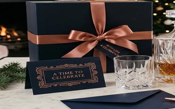 Executive Milestone Hamper and Embossed Corporate Letterhead Chest