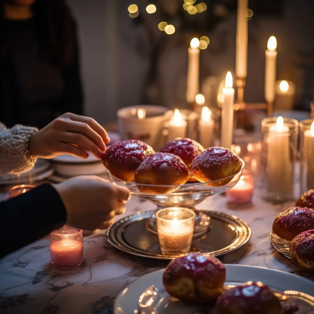 Romantic Candlelight and Artisan Confectionery Gift Hamper Suite