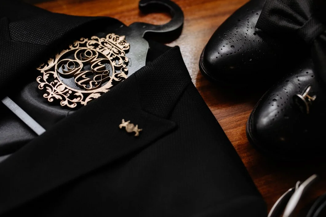Bespoke Monogrammed Cufflinks and Luxury Pen Gift Suite in Velvet Box