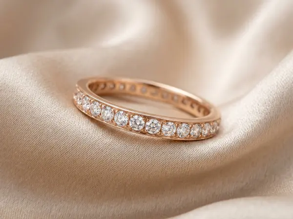 Full Eternity Diamond Wedding Band